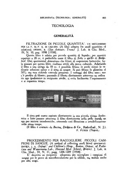 Diagnostica e tecnica di laboratorio rivista mensile