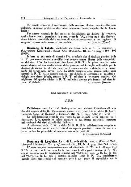 Diagnostica e tecnica di laboratorio rivista mensile