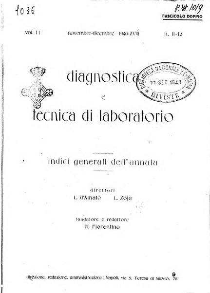 Diagnostica e tecnica di laboratorio rivista mensile