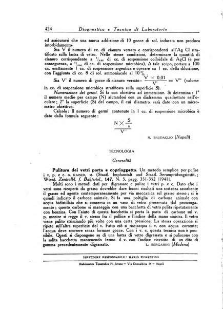 Diagnostica e tecnica di laboratorio rivista mensile