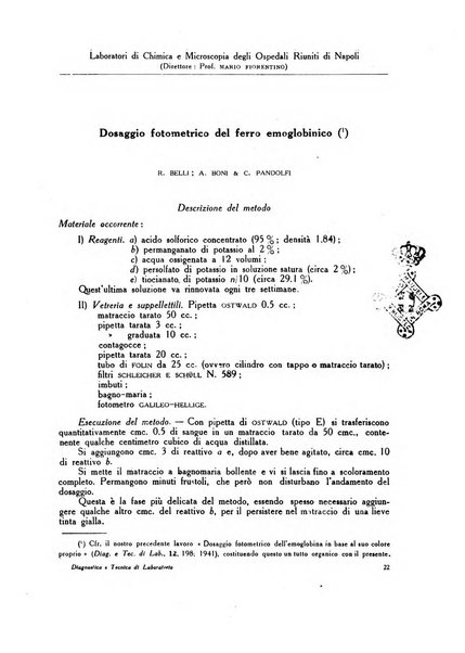 Diagnostica e tecnica di laboratorio rivista mensile