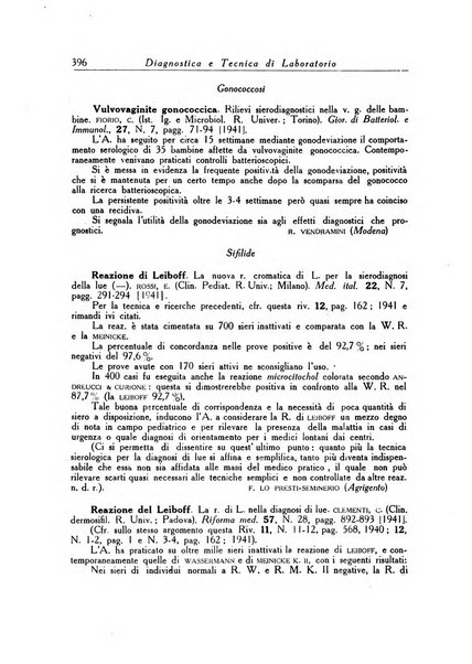 Diagnostica e tecnica di laboratorio rivista mensile