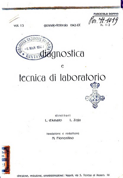 Diagnostica e tecnica di laboratorio rivista mensile