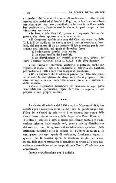 La difesa della stirpe rivista dell'Unione italiana d'assistenza all'infanzia