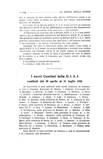 La difesa della stirpe rivista dell'Unione italiana d'assistenza all'infanzia