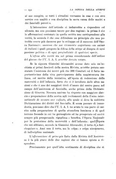 La difesa della stirpe rivista dell'Unione italiana d'assistenza all'infanzia