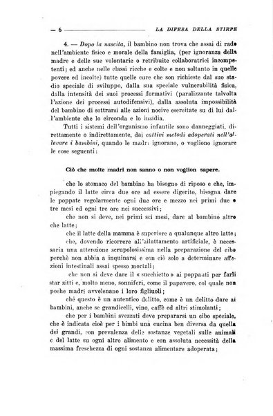 La difesa della stirpe rivista dell'Unione italiana d'assistenza all'infanzia