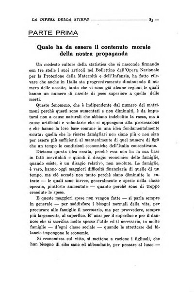 La difesa della stirpe rivista dell'Unione italiana d'assistenza all'infanzia