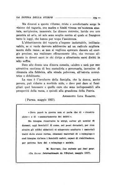 La difesa della stirpe rivista dell'Unione italiana d'assistenza all'infanzia