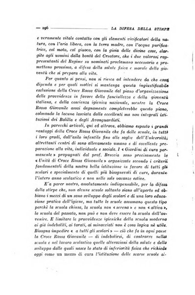 La difesa della stirpe rivista dell'Unione italiana d'assistenza all'infanzia