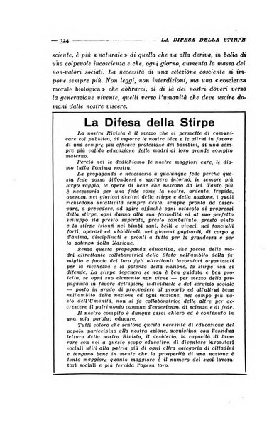 La difesa della stirpe rivista dell'Unione italiana d'assistenza all'infanzia