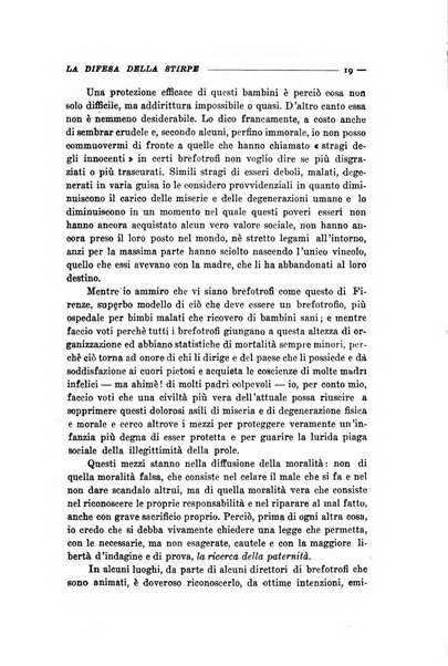 La difesa della stirpe rivista dell'Unione italiana d'assistenza all'infanzia