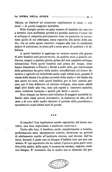 La difesa della stirpe rivista dell'Unione italiana d'assistenza all'infanzia