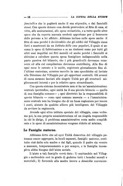 La difesa della stirpe rivista dell'Unione italiana d'assistenza all'infanzia