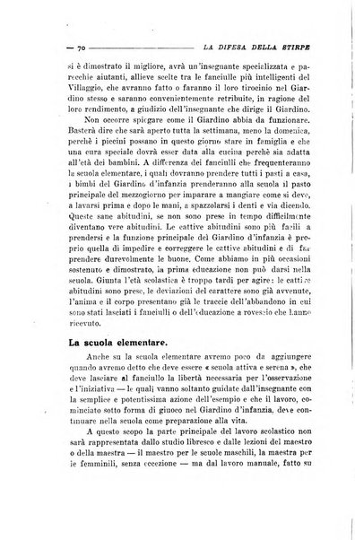 La difesa della stirpe rivista dell'Unione italiana d'assistenza all'infanzia