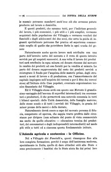 La difesa della stirpe rivista dell'Unione italiana d'assistenza all'infanzia