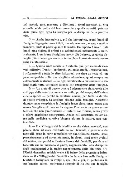 La difesa della stirpe rivista dell'Unione italiana d'assistenza all'infanzia