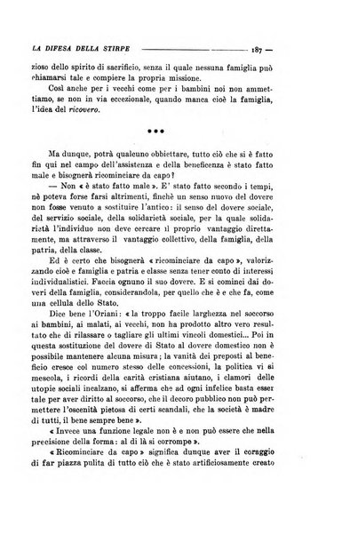 La difesa della stirpe rivista dell'Unione italiana d'assistenza all'infanzia