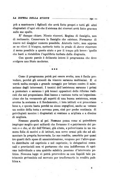 La difesa della stirpe rivista dell'Unione italiana d'assistenza all'infanzia