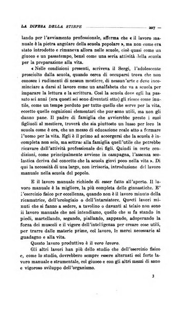 La difesa della stirpe rivista dell'Unione italiana d'assistenza all'infanzia