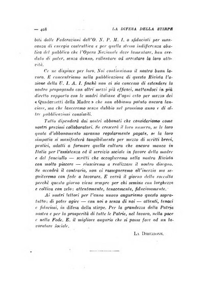 La difesa della stirpe rivista dell'Unione italiana d'assistenza all'infanzia