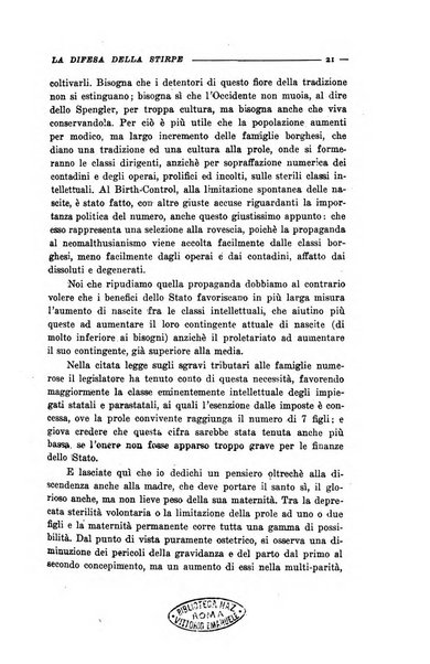 La difesa della stirpe rivista dell'Unione italiana d'assistenza all'infanzia