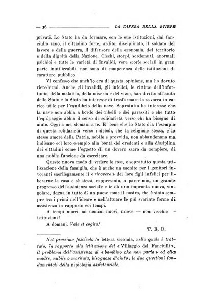 La difesa della stirpe rivista dell'Unione italiana d'assistenza all'infanzia