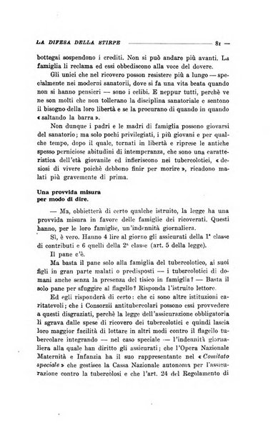 La difesa della stirpe rivista dell'Unione italiana d'assistenza all'infanzia