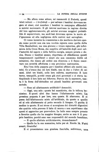 La difesa della stirpe rivista dell'Unione italiana d'assistenza all'infanzia