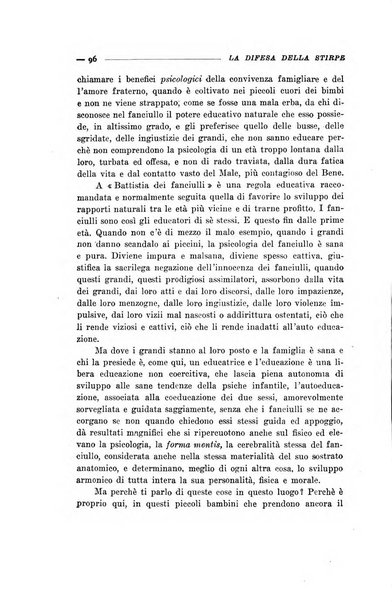 La difesa della stirpe rivista dell'Unione italiana d'assistenza all'infanzia