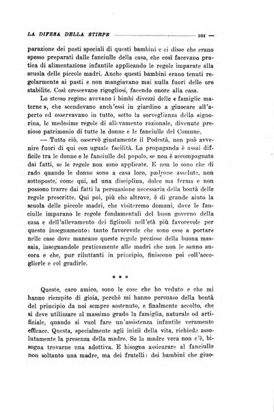 La difesa della stirpe rivista dell'Unione italiana d'assistenza all'infanzia