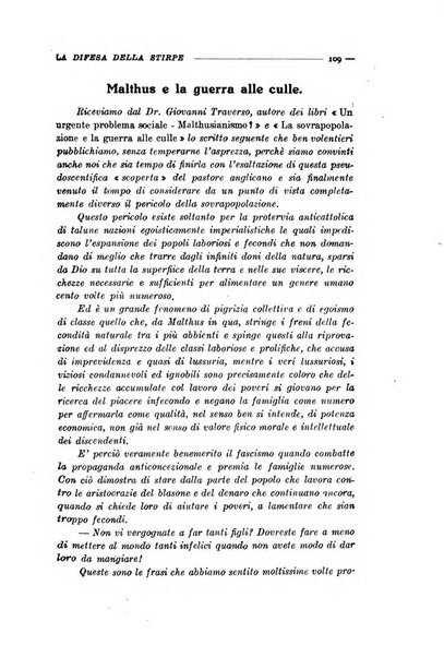 La difesa della stirpe rivista dell'Unione italiana d'assistenza all'infanzia