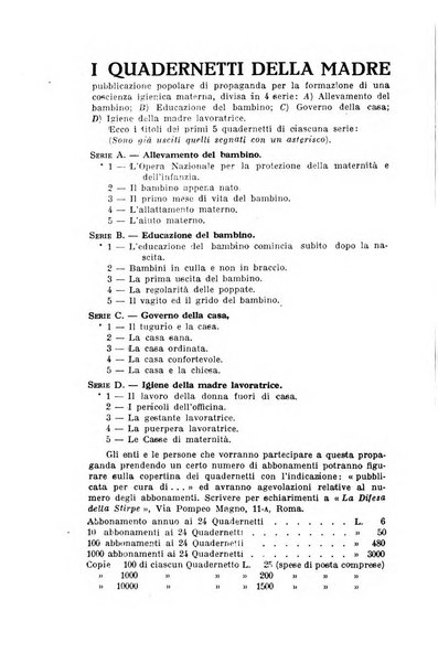 La difesa della stirpe rivista dell'Unione italiana d'assistenza all'infanzia