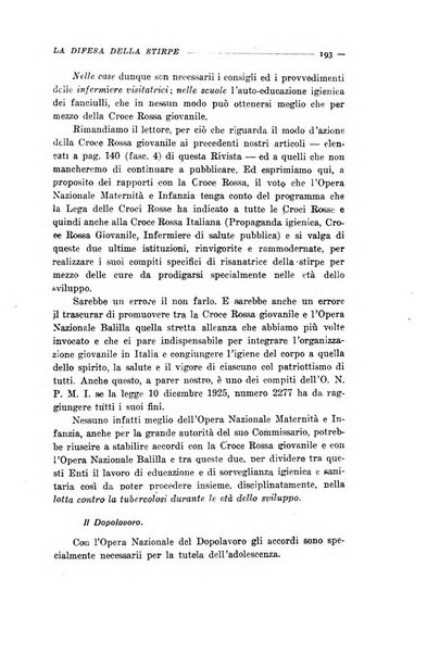 La difesa della stirpe rivista dell'Unione italiana d'assistenza all'infanzia