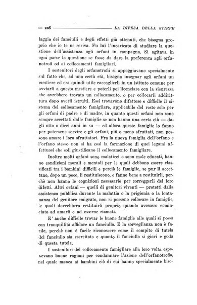 La difesa della stirpe rivista dell'Unione italiana d'assistenza all'infanzia