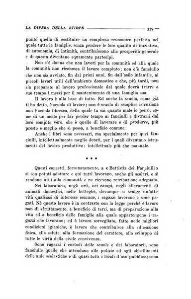 La difesa della stirpe rivista dell'Unione italiana d'assistenza all'infanzia