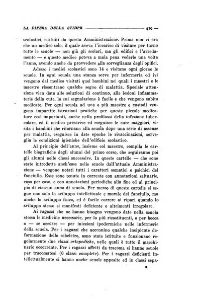 La difesa della stirpe rivista dell'Unione italiana d'assistenza all'infanzia