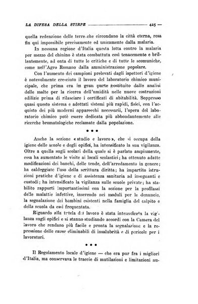 La difesa della stirpe rivista dell'Unione italiana d'assistenza all'infanzia