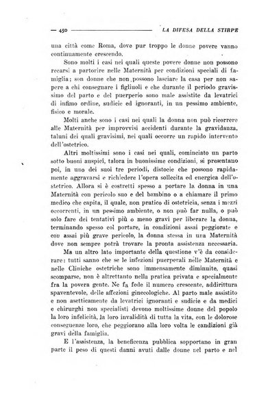 La difesa della stirpe rivista dell'Unione italiana d'assistenza all'infanzia