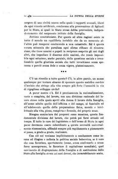 La difesa della stirpe rivista dell'Unione italiana d'assistenza all'infanzia