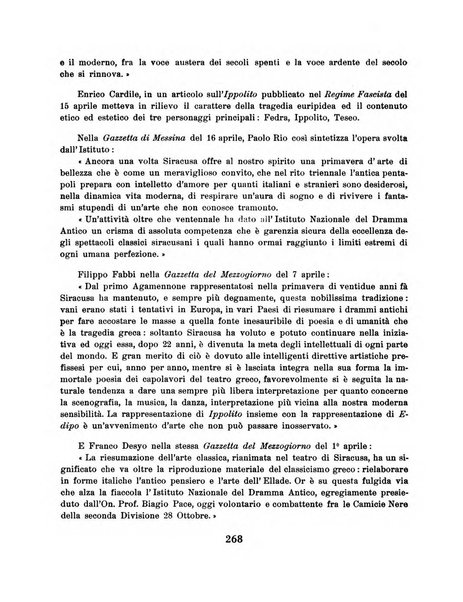 Dioniso bollettino dell'Istituto nazionale del dramma antico