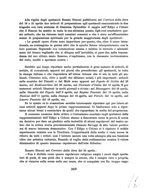 Dioniso bollettino dell'Istituto nazionale del dramma antico