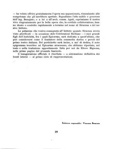 Dioniso bollettino dell'Istituto nazionale del dramma antico