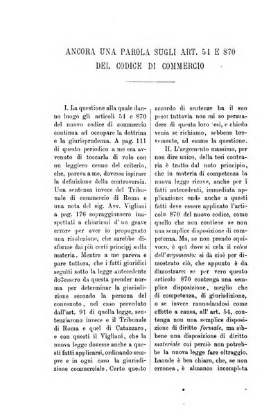 Il diritto commerciale rivista periodica e critica di giurisprudenza e legislazione