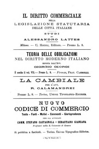 Il diritto commerciale rivista periodica e critica di giurisprudenza e legislazione