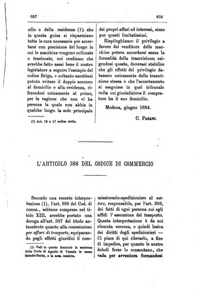 Il diritto commerciale rivista periodica e critica di giurisprudenza e legislazione