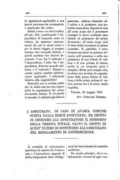 Il diritto commerciale rivista periodica e critica di giurisprudenza e legislazione