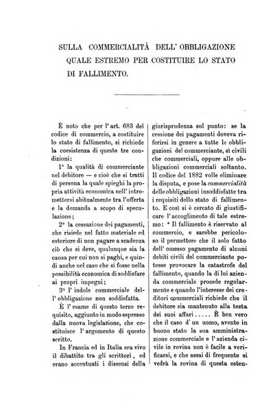 Il diritto commerciale rivista periodica e critica di giurisprudenza e legislazione