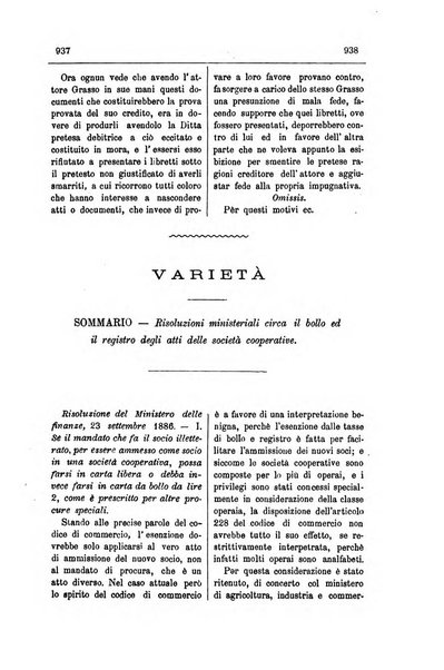 Il diritto commerciale rivista periodica e critica di giurisprudenza e legislazione