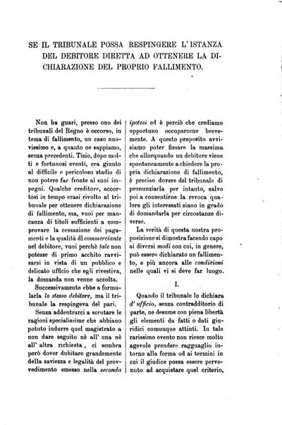 Il diritto commerciale rivista periodica e critica di giurisprudenza e legislazione